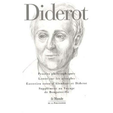 Pensées philosophiques ; Lettre sur les aveugles ; Entretien entre d'Alembert et Diderot ; Supplémen - Diderot Denis ; Bourdin Jean-Claude ; Hobson Maria