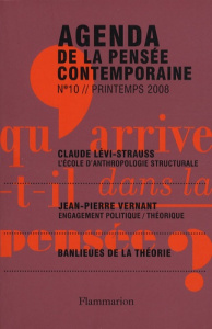 Agenda de la pensée contemporaine N° 10, Printemps 2008 - Bucher Bernadette
