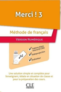 Fle niveau 3 manuel numérique pour TBI. Méthode Merci - Champagne Sophie