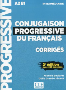 Corrigés conjugaison progressive niveau intermédiaire - BOULARES