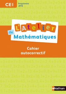 L'Atelier de mathématiques CE1. Cahier autocorrectif, Edition 2017 - Bensimhon Daniel