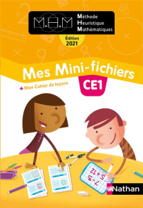 Méthode Heuristique Mathématiques CE1. Mes mini-fichiers mon cahier de leçons, Edition 2021 - Pinel Nicolas ; Derrien Philippe ; Lauret Elodie