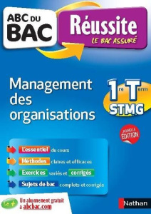 Management des organisations 1re et Tle STMG - Chacon-Benito Marie-José ; Lefeuvre Sophie ; Vidal