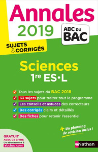 Sciences 1re ES-L. Sujets & corrigés, Edition 2019 - Saintpierre Françoise ; Coppens Nicolas
