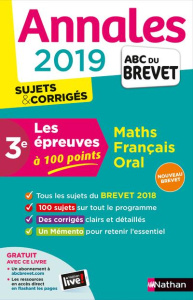 Mathématiques, Français, Oral. Sujets & corrigés, Edition 2019 - Feugère Carole ; Mora Gilles ; Bouhours Thomas ; J