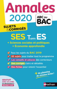 SES Tle ES. Sujets & corrigés, Edition 2020 - Benasé-Rebeyrol Sandrine ; Foussat Béatrice