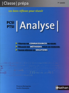 Analyse PCSI/PTSI - Bantegnies Florence ; Dessaigne Aurélie