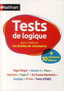Tests de logique pour intégrer les écoles de commerce - Simonin Elisabeth