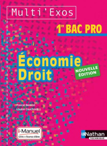 Economie droit 1re BAC PRO - Besson Pascal ; Cauchard Louise
