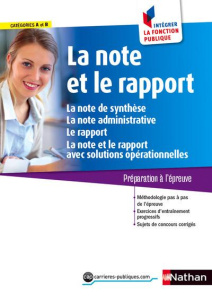 La note et le rapport - Tuccinardi Pascal