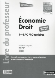 Economie Droit Tle Bac Pro tertiaires - Saraf Jacques ; Deconinck Martine ; Garello Michèl