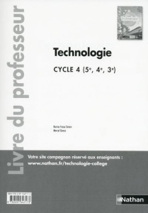 Technologie cycle 4 (5e, 4e, 3e). Livre du professeur - Fossa-Simon Karine ; Genco Marcel