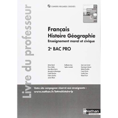 Francais Histoire Géographien Enseignement moral et civique Seconde Bac pro Cahiers regards croisés. - David Adrien ; Tissot Roland