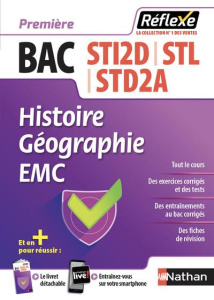 Histoire Géographie 1re Bac STI2D-STL-STD2A. Edition 2018 - Monot Alexandra ; Tissot Roland