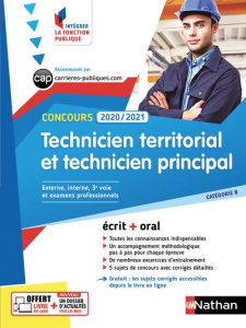 Concours technicien territorial et technicien principal. Edition 2019 - Geninasca Fabienne ; Bertrand Serge ; Guillon Fran