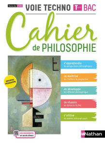 Cahier de philosophie Tle Bac voie techno. Edition 2021 - Rosenberg Patrice ; Terouane Charlotte