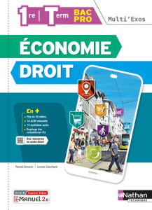ECONOMIE DROIT - 1RE/TERM BAC PRO (MULTI'EXOS) LIVRE LICENCE ELEVE - 2022 - BESSON/CAUCHARD