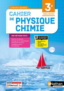 Cahier de physique chimie 3e Prépa-métiers. Edition 2022 - Estevez-Brienne Jessica ; Voelckel Bertille