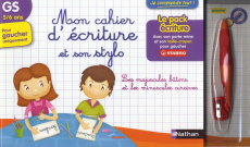Cahier d'écriture - Grande section 5/6 ans. Avec son porte-mine et son taille-crayon pour gaucher - Villani Jeanine ; Chauvet Patrick