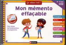 Mon mémento effaçable. CE2 8-9 ans - Julien Céline