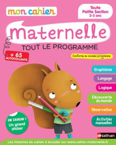 Mon cahier maternelle toute petite section 2-3 ans. Tout le programme - Popet Anne ; Follio-Vrel Rozenn