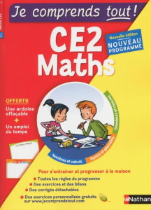 Mathématiques CE2 Je comprends tout ! Edition 2016 - Colin Pierre ; Glaser Pierre-Louis ; Beaupère Paul