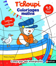 T'choupi coloriages malins MS. Moyenne Section - Courtin Thierry