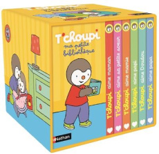 Ma petite bibliothèque T'choupi. Contient 6 livres : T'choupi aime maman ; T'choupi aime papa ; T'ch - Courtin Thierry