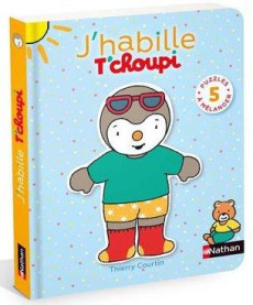J'habille T'choupi. Avec 5 puzzles à mélanger - Courtin Thierry