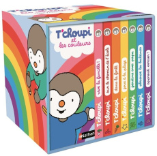 T'choupi et les couleurs. Coffret en 8 volumes : Vive la famille ! ; Sur le chemin de l'école ; Dans - Courtin Thierry