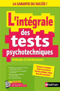 L'intégrale des tests psychotechniques. Concours, examens, entretiens d'embauche, Edition 2024 - Simonin Elisabeth