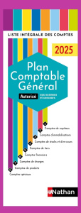 Plan Comptable Général. Edition 2025 - SIEGWART JEAN-LUC