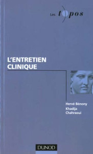 L'entretien clinique AE - Bénony Hervé, Chahraoui Khadija