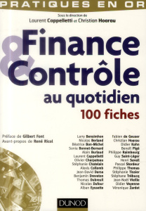 Finance & contrôle au quotidien. 100 fiches - Cappelletti Laurent ; Hoarau Christian ; Font Gilb