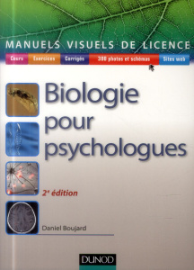 Biologie pour psychologues - Boujard Daniel,Joly Jean