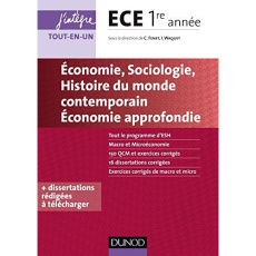 Economie, sociologie, histoire du monde contemporain, économie approfondie ECE 1re année - Dalpra Philippe, Collectif , Fenet Catherine, Waq