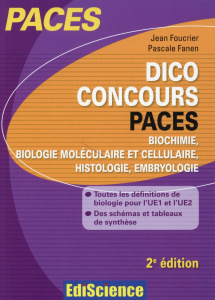 Dico concours PACES. 2e édition - Foucrier Jean ; Fanen Pascale