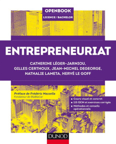 Entrepreneuriat - Léger-Jarniou Catherine ; Certhoux Gilles ; Degeor