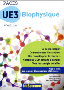 UE3 Biophysique. 4e édition - Belazreg Salah ; Perdrisot Rémy ; Bounaud Jean-Yve