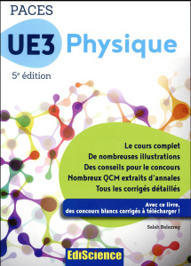 UE3 Physique. 5e édition - Belazreg Salah