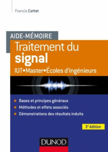 Traitement du signal. 3e édition - Cottet Francis
