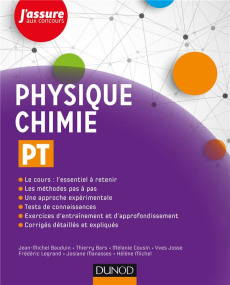 Physique-Chimie PT - Bauduin Jean-Michel - Bars Thierry - Cousin Mélani