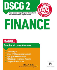 Finance DSCG 2. Manuel, Edition 2019-2020 - Barneto Pascal - Barneto Gregorio - Benaïem Jean-J