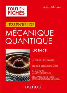 L'essentiel de mécanique quantique - Chrysos Michel