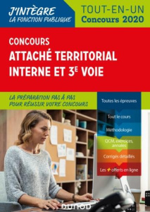 Concours Attaché territorial Interne et 3e voie. Tout-en-un, Edition 2020 - Pian Francis - Belleney Delphine - Ritz-Caignard F