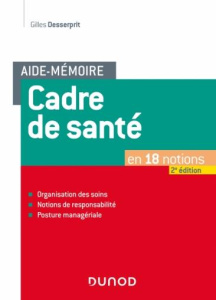 Cadre de santé. En 24 notions, 2e édition - Desserprit Gilles