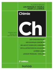 Chimie Ch. 2e édition - Perrio Stéphane ; Roy Béatrice ; Winum Jean-Yves