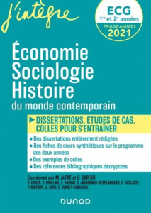 Economie, Sociologie, Histoire du monde contemporain ECG 1re et 2e années. Dissertations, fiches, co - Joigneaux-Desplanques Claire ; Riutort Philippe ;