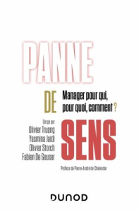 Panne de sens. Manager pour qui, pour quoi, comment ? - Truong Olivier ; Geuser Fabien de ; Storch Olivier