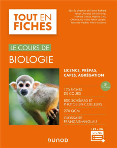 Le cours de Biologie. Licence, Capes, Prépas, 5e édition - Richard Daniel ; Chevalet Patrick ; Fournel Sylvie